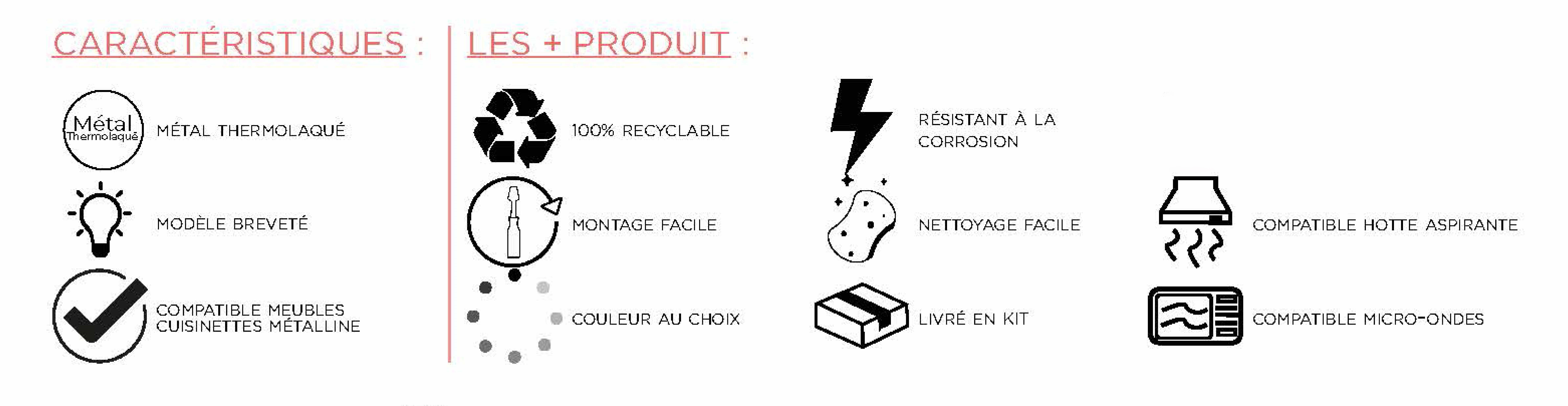 + produit metalline haut